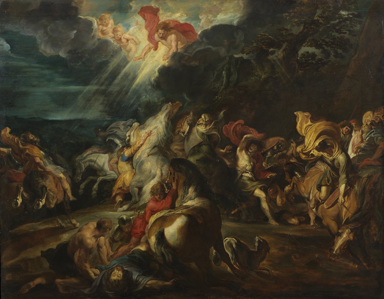 La conversión de San Pablo c.1611 de Peter Paul Rubens