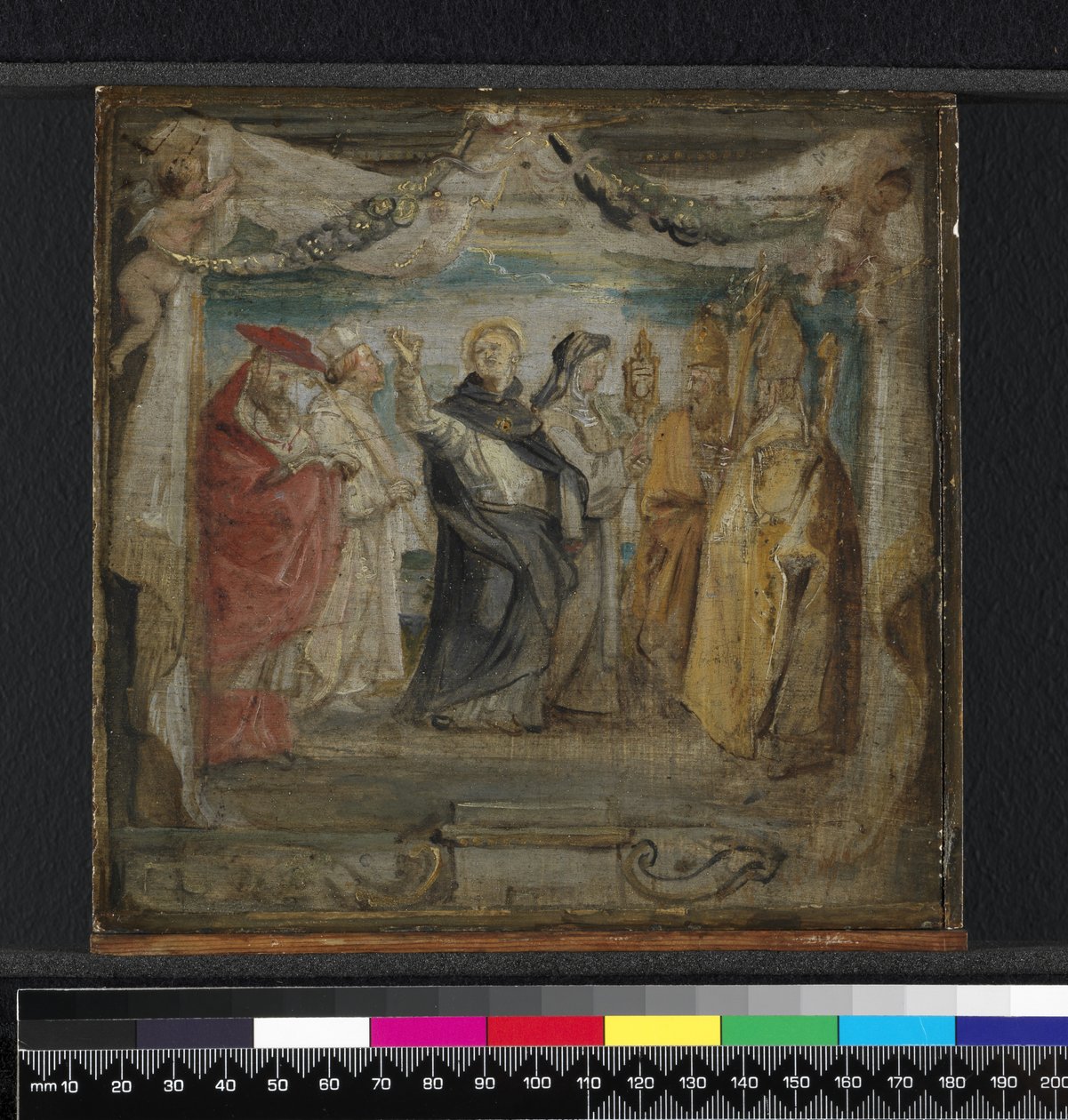 Los defensores de la Eucaristía, c.1625-26 de Peter Paul Rubens