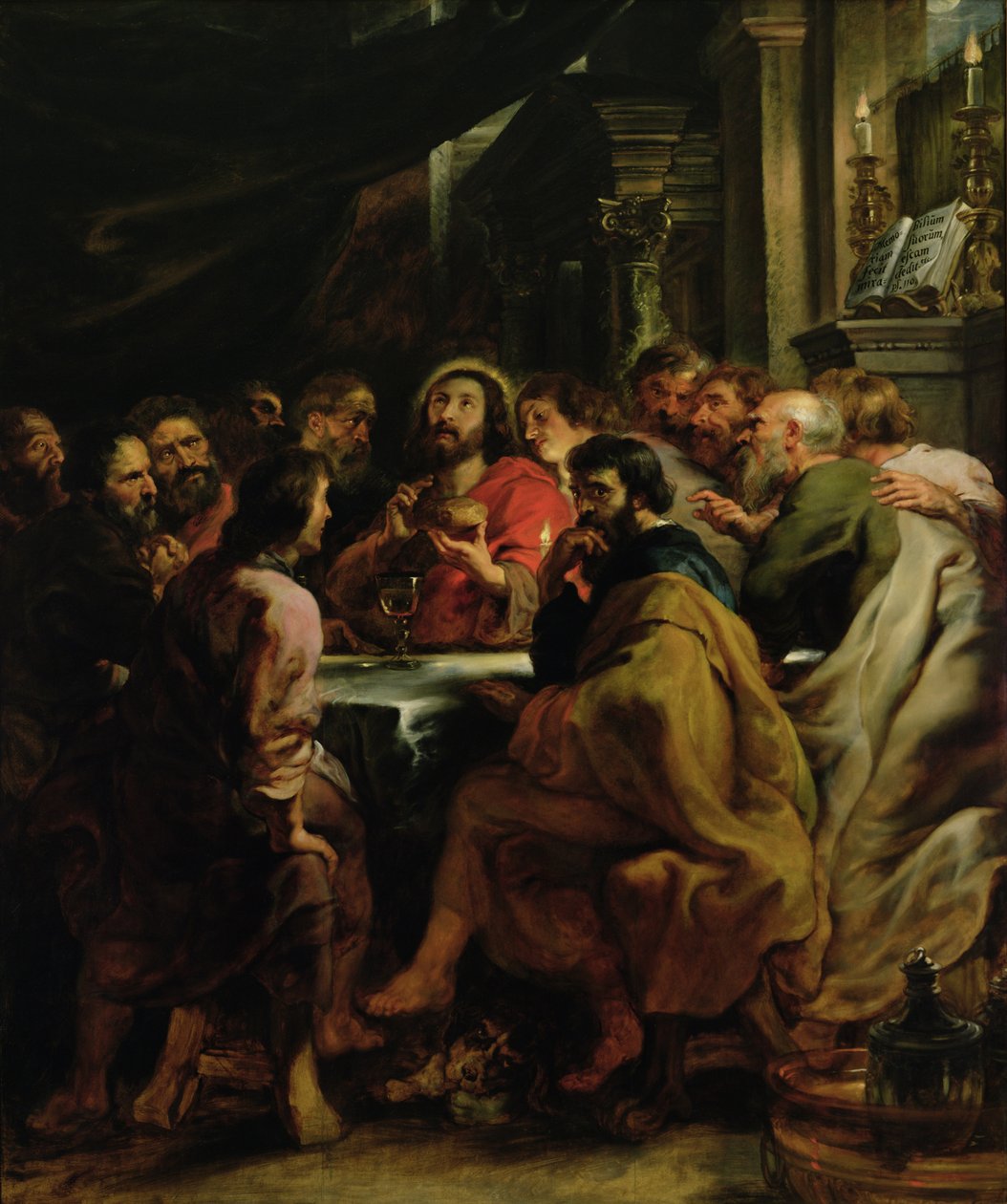 La última cena, 1630-32 de Peter Paul Rubens