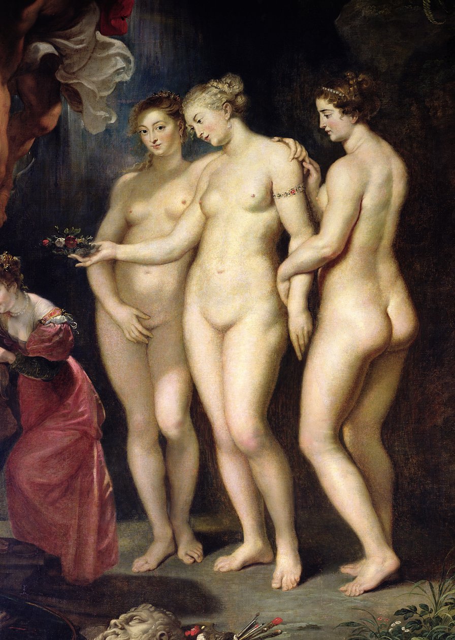El ciclo de los Medici: Educación de María de Medici, (detalle) 1621-25 de Peter Paul Rubens