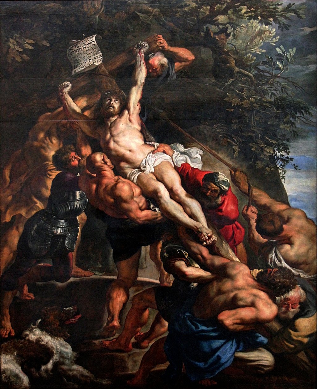 La elevación de la cruz de Peter Paul Rubens