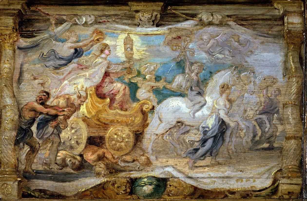 El triunfo de la Eucaristía sobre la ignorancia y la ceguera, c.1625-26 de Peter Paul Rubens