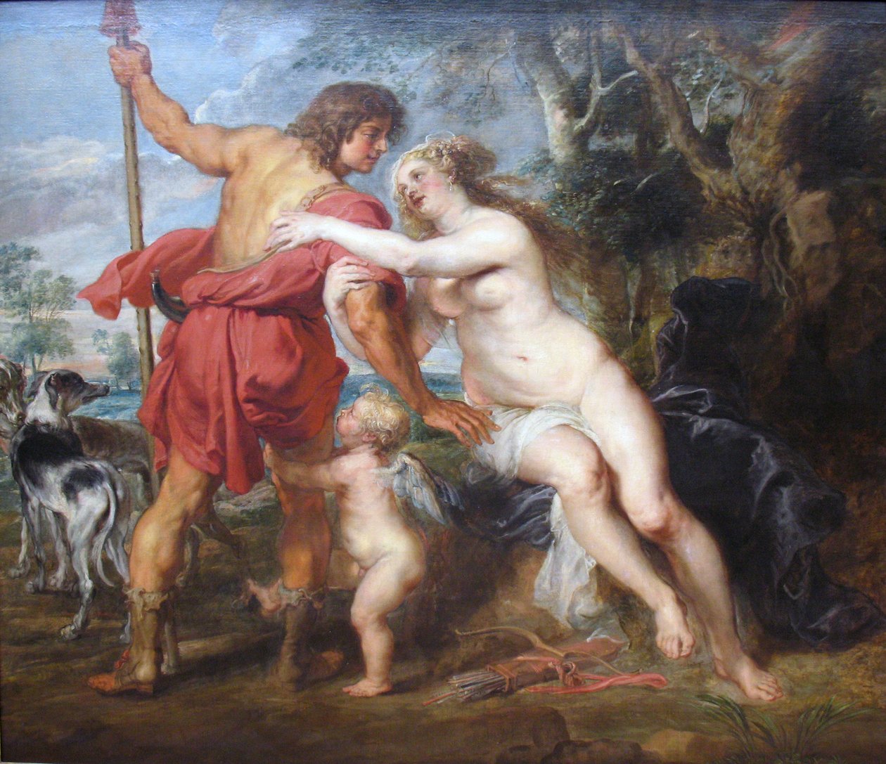 Venus y Adonis de Peter Paul Rubens
