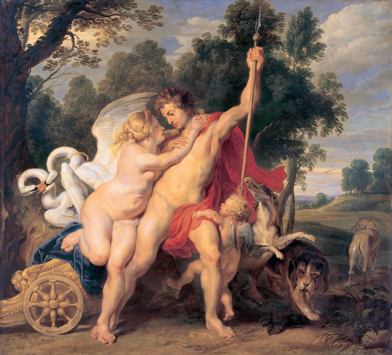 Venus y Adonis de Peter Paul Rubens