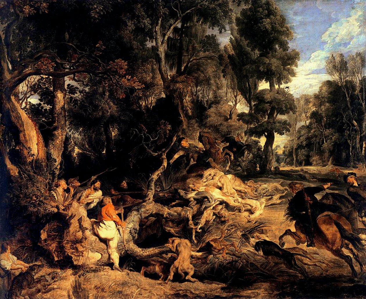 Caza de Jabalíes de Peter Paul Rubens