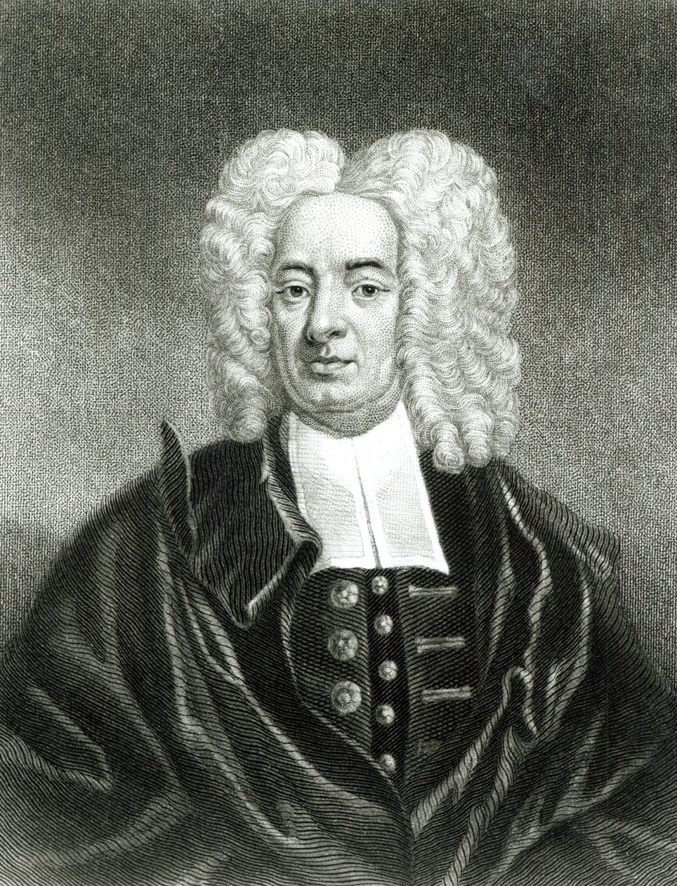 Cotton Mather (1663-1728) grabado por Charles Edward Wagstaff y J. Andrews de Peter Pelham
