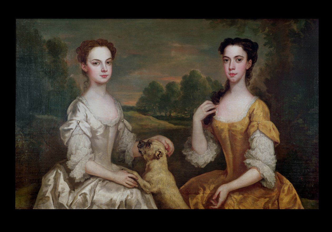 Retrato de Ann y Mary Tonson de Peter Vanderbank