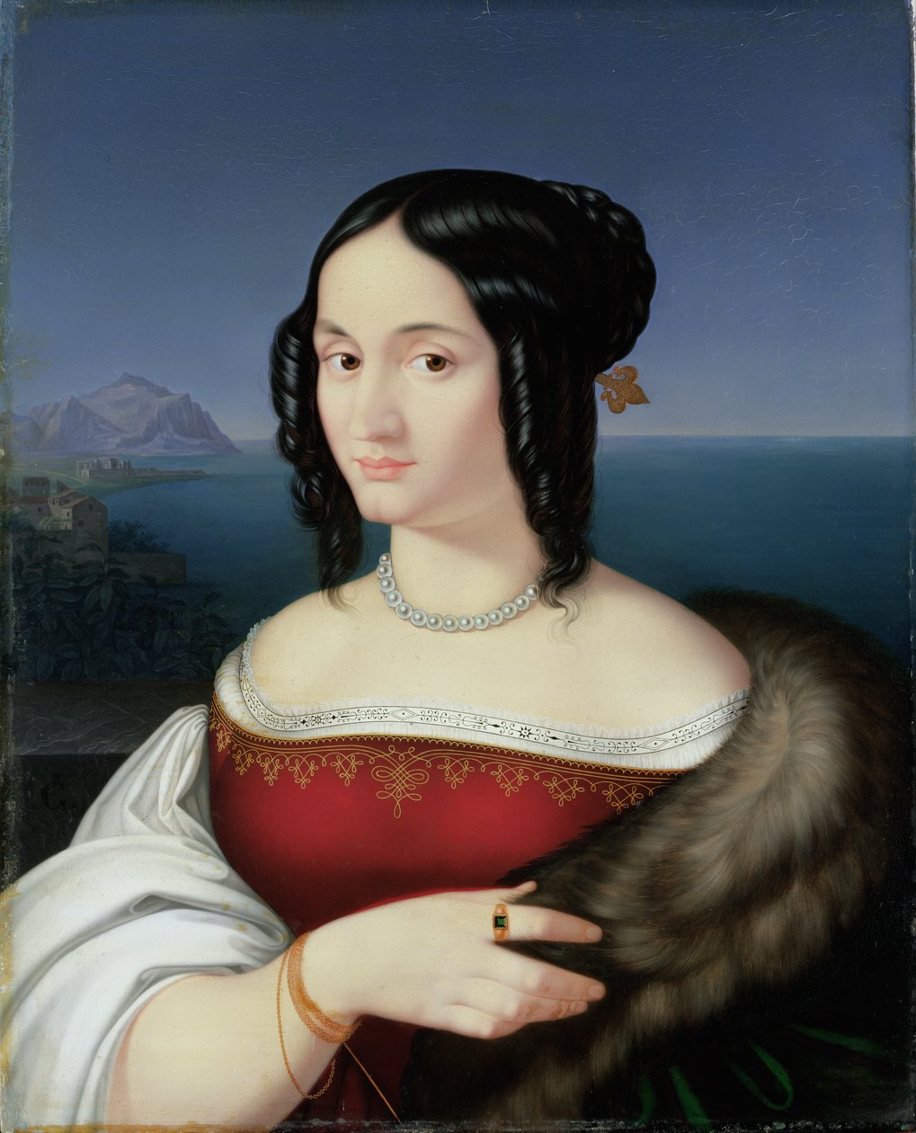 Carolina Grossi, la primera esposa del artista de Peter von Cornelius