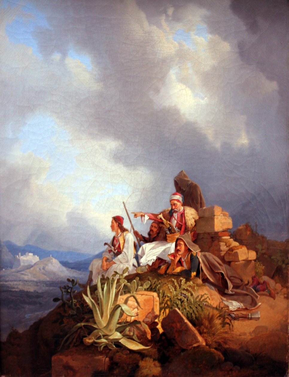 Palikars cerca de Atenas de Peter von Hess