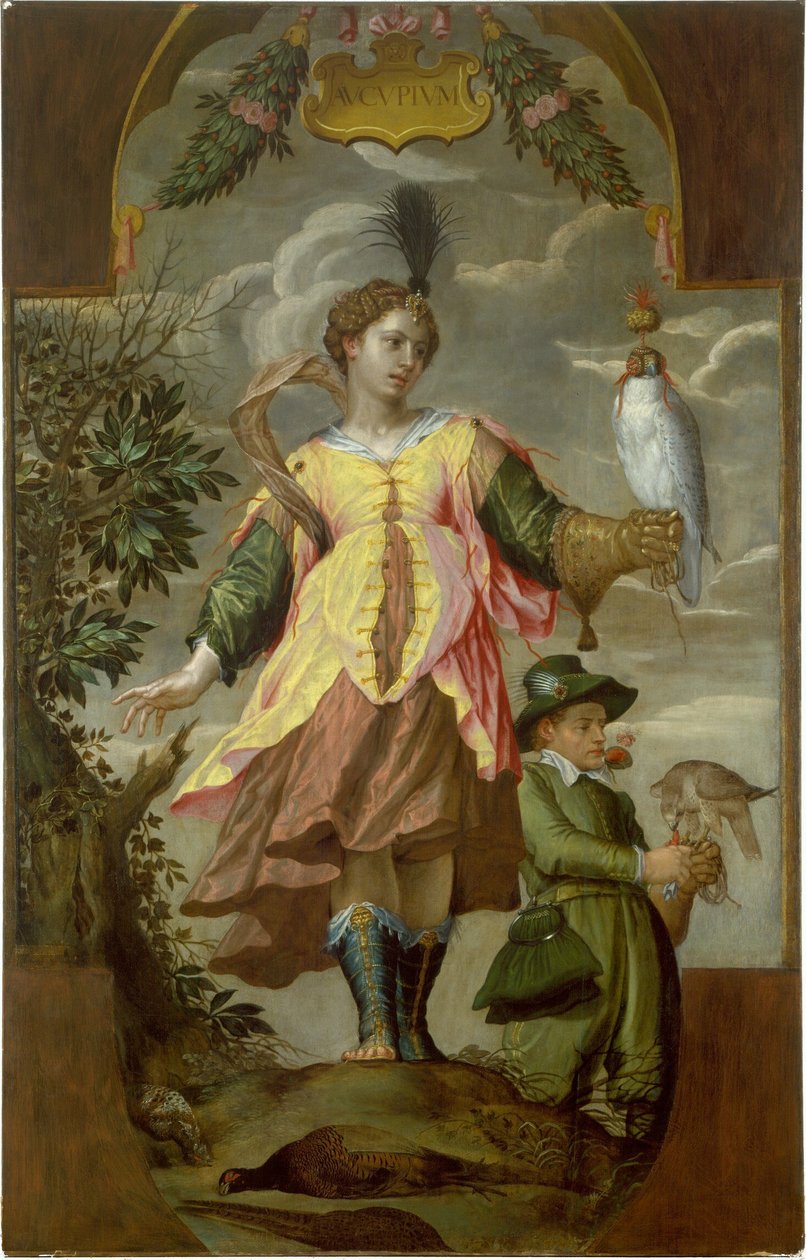 Aucupium - Alegoría de la caza de aves de Peter Candid