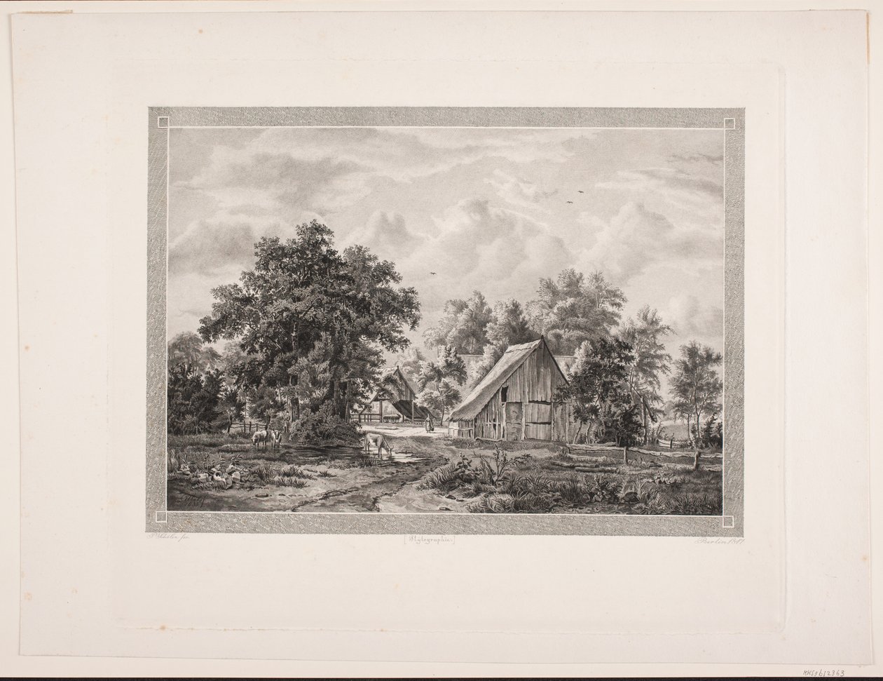 En bondegård de Peter Christian Schøler