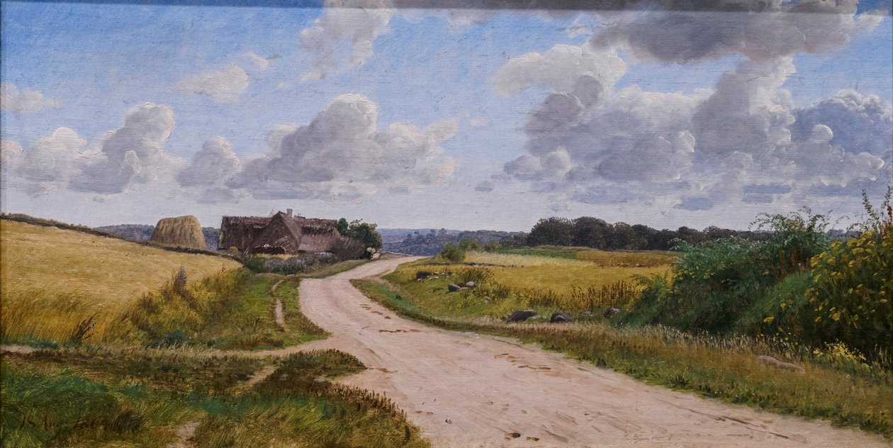 Camino rural en Zelanda de Peter Christian Skovgaard