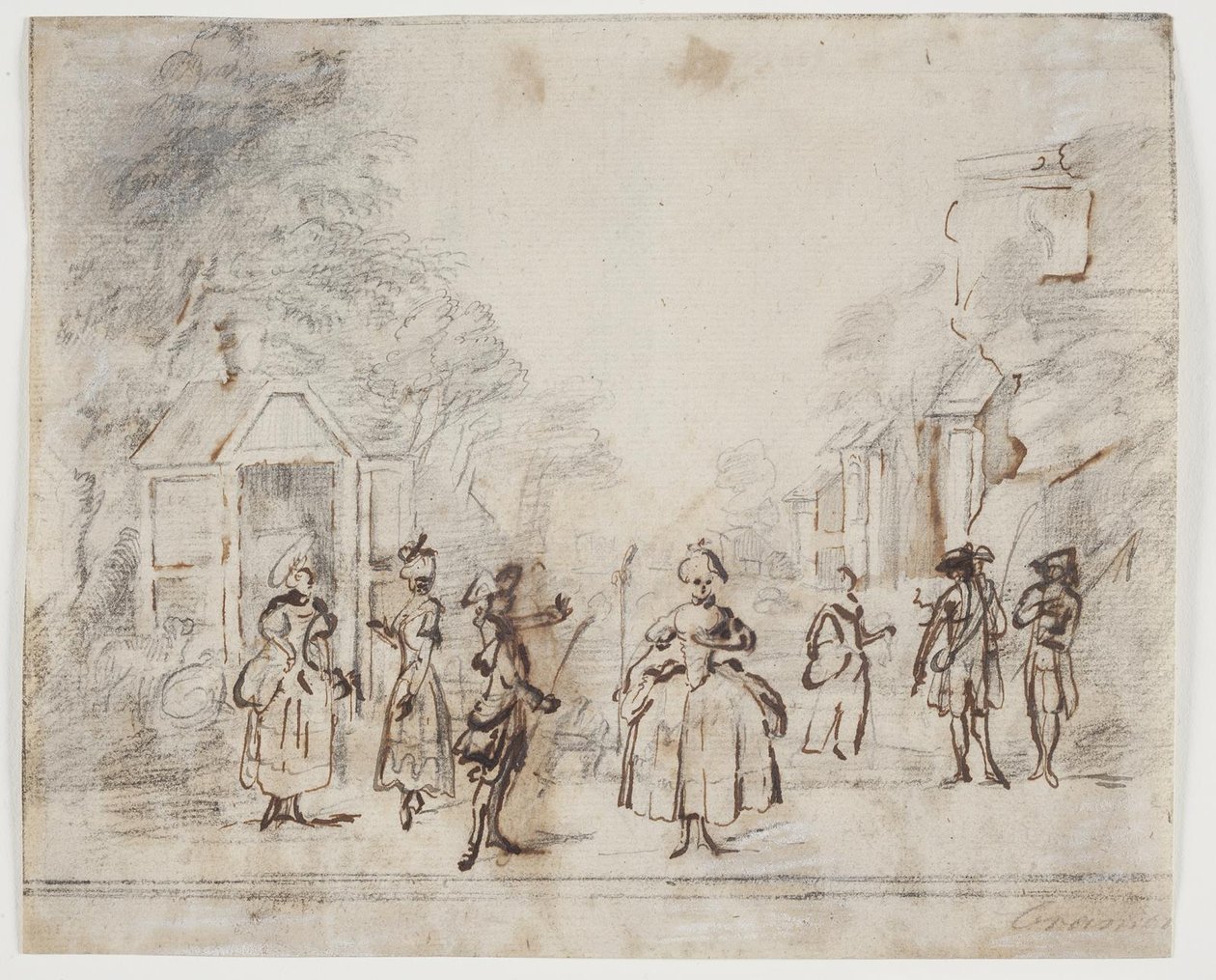 Una escena de pastores de Peter Cramer