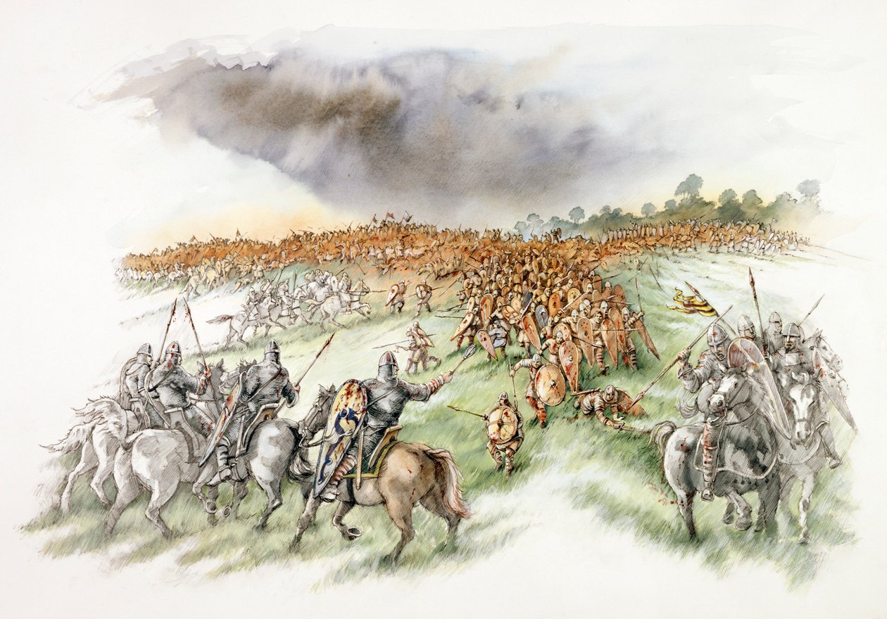 Batalla de Hastings, 1066 c. 1990-2010 de Peter Dunn