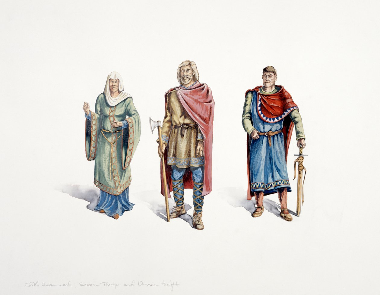Sajones y normandos, siglo XI, c1990-2010 de Peter Dunn