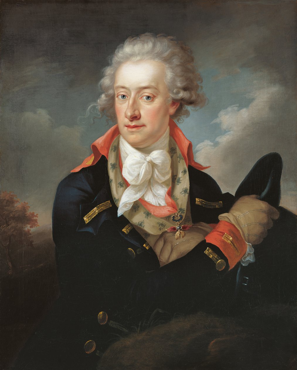 Retrato de Alois I von Liechtenstein (Luis I). Príncipe de Liechtenstein (1781-1805) de Peter Edward Stroehling