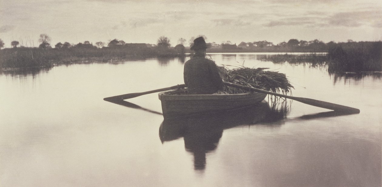 Remando a casa el Schoof-Stuff, Vida y paisaje en los Norfolk Broads, 1886 de Peter Emerson und Thomas Goodall