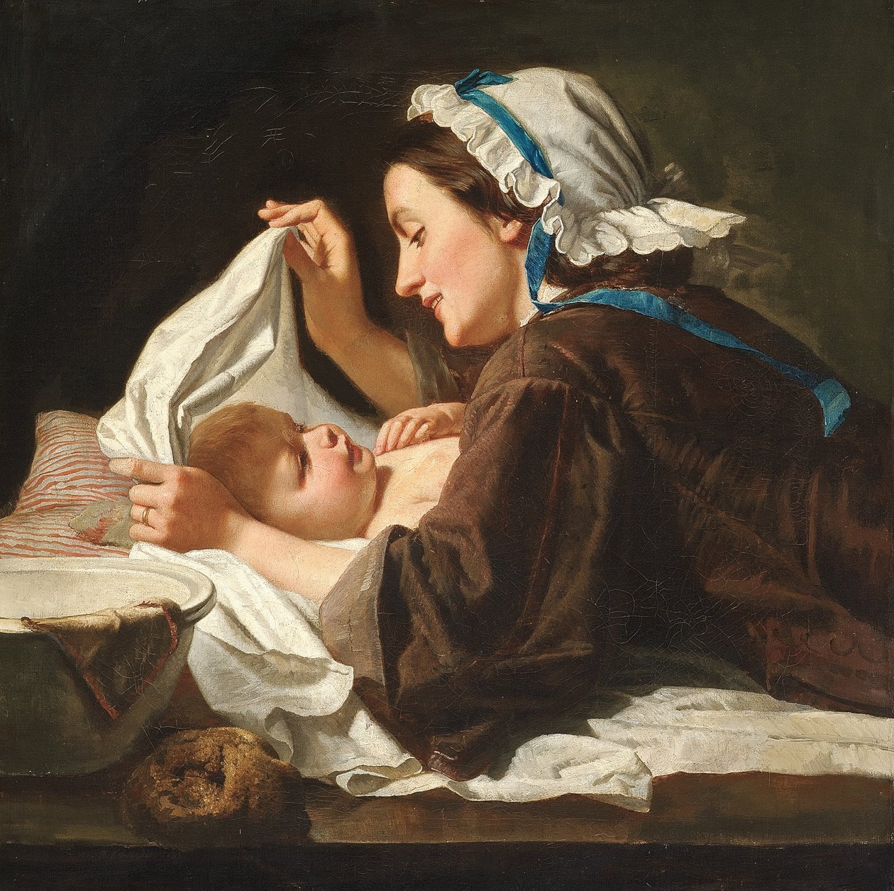 Madre e hijo, 1833 de Peter Fendi
