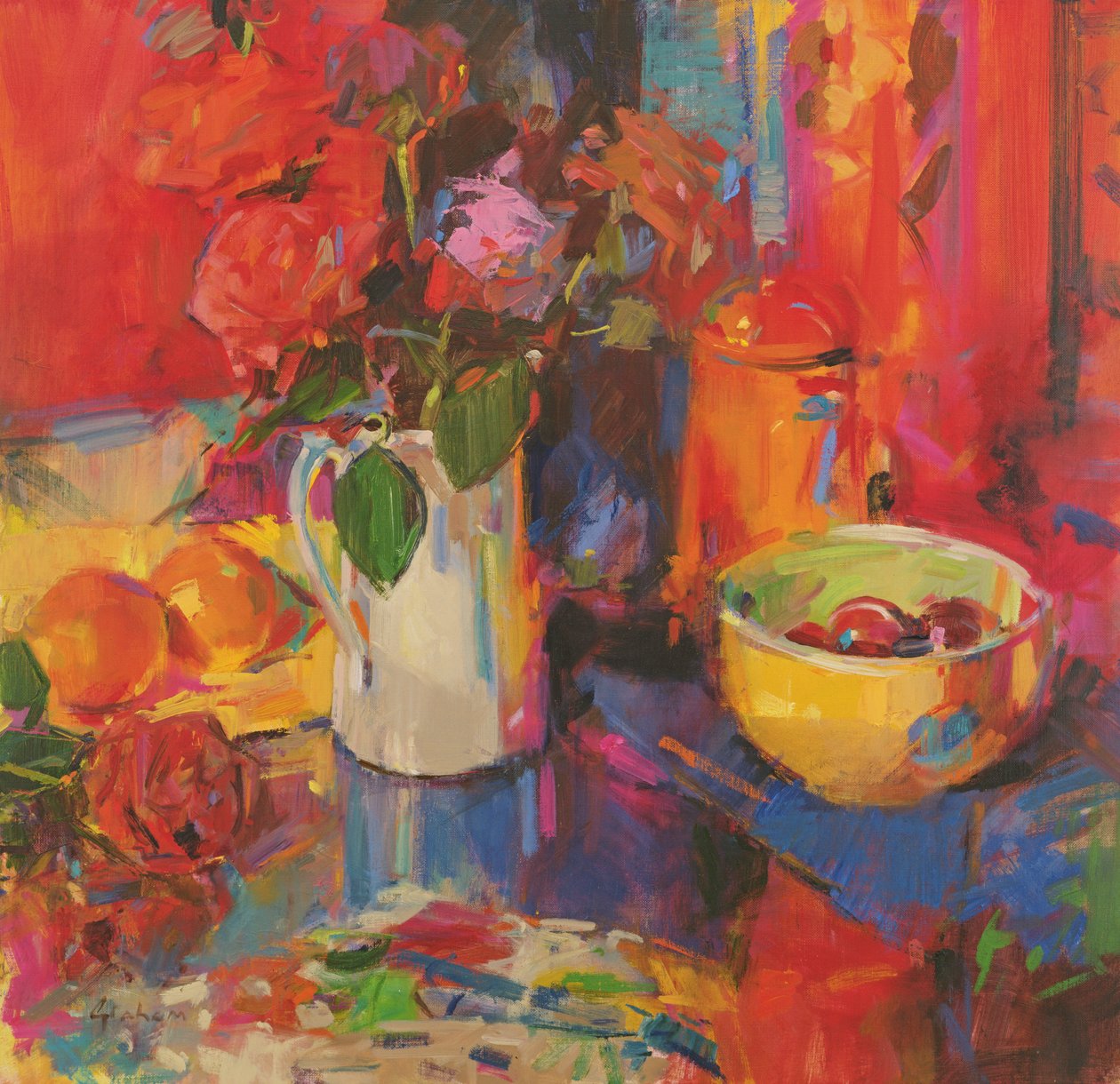 Rosas de caramelo de Peter Graham (Contemporary)