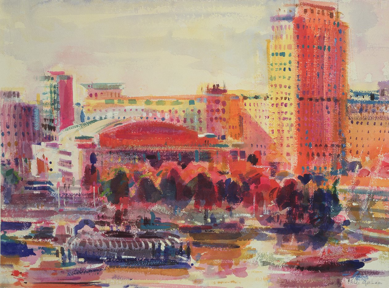 El South Bank, 2002 de Peter Graham (Contemporary)