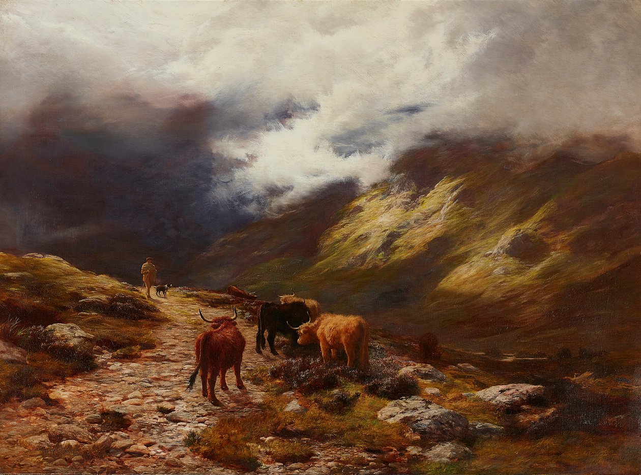 Un camino de montaña de Peter Graham