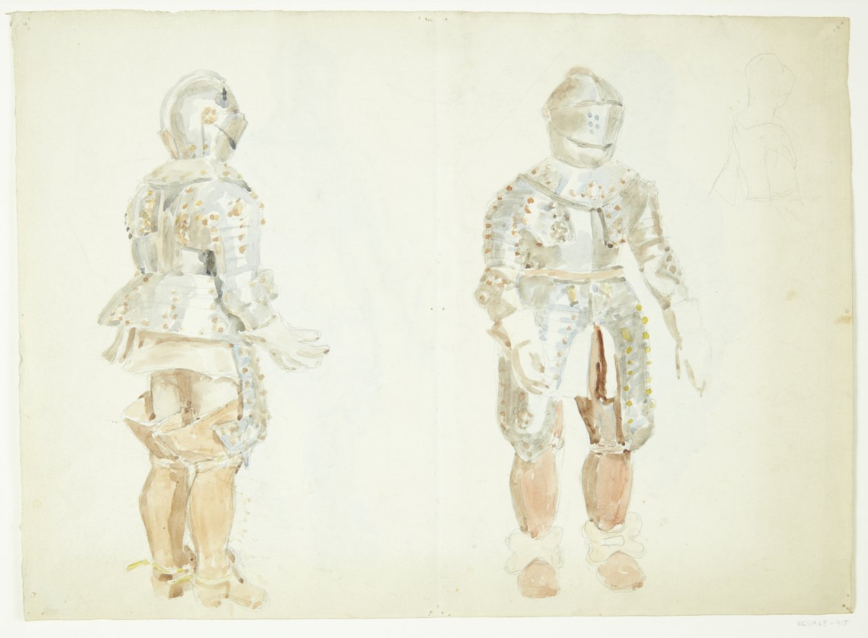 Estudios de armaduras de Peter Hansen