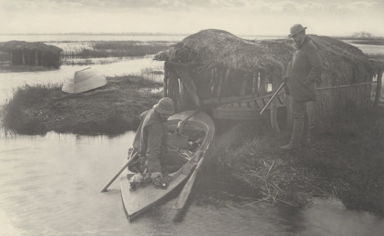 El regreso del cazador, 1886 de Peter Henry Emerson, Thomas Frederick Goodall