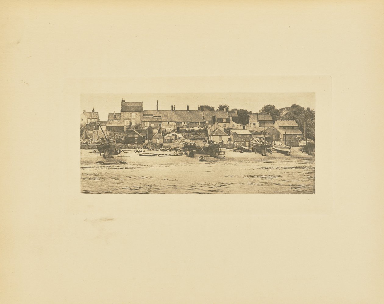 Un rincón del viejo Yarmouth de Peter Henry Emerson