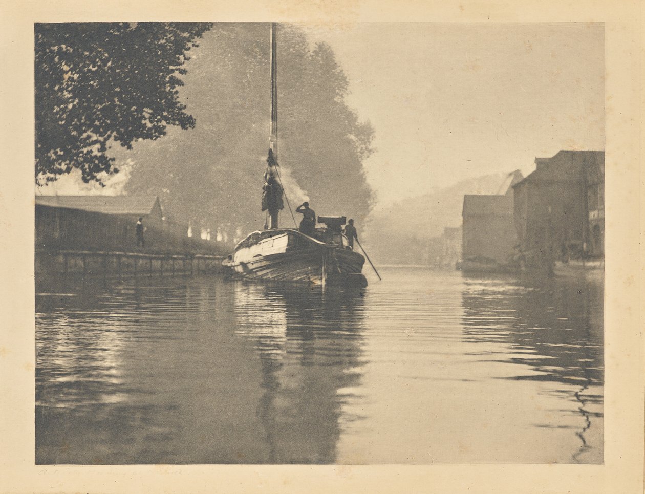 [Una mañana brumosa en Norwich] de Peter Henry Emerson