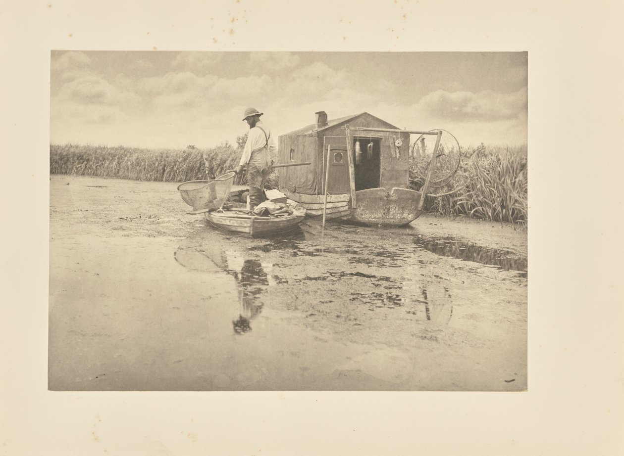 El hogar de un anguilero de Peter Henry Emerson