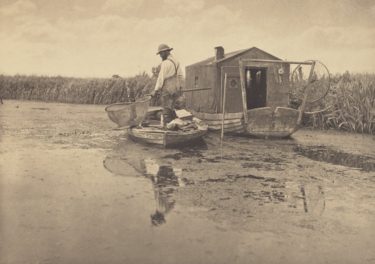 La casa de un pescador de anguilas de Peter Henry Emerson