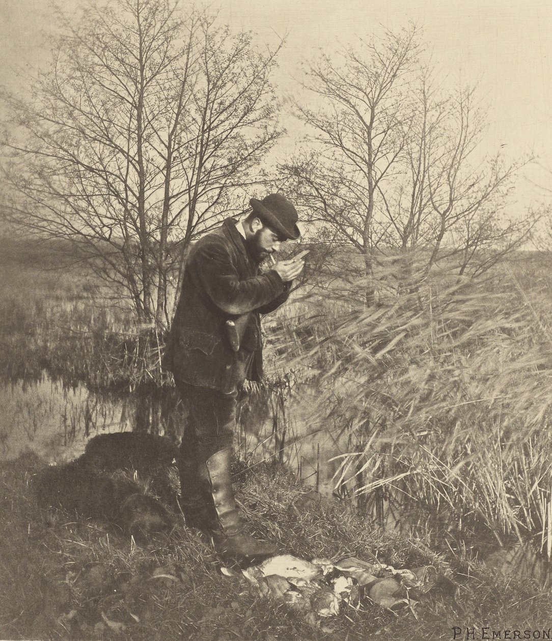 En la Esquina Encubierta. [Norfolk.] de Peter Henry Emerson