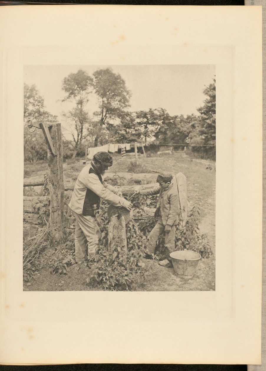 En el Grindstone: una granja de Suffolk de Peter Henry Emerson
