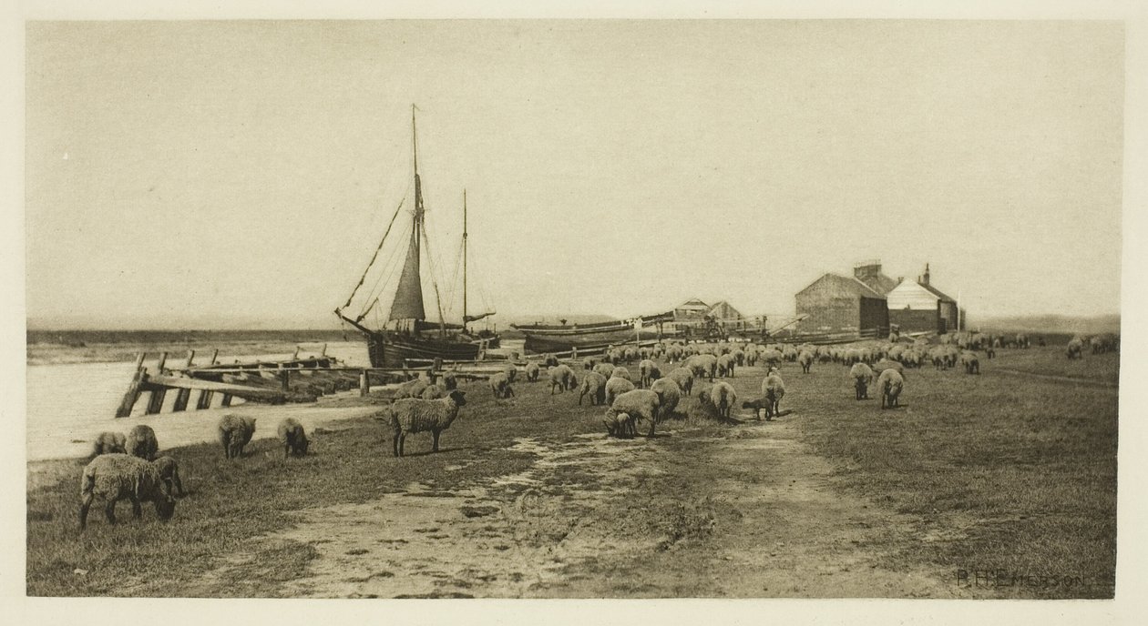 Blackshore, río Blythe (Suffolk) de Peter Henry Emerson