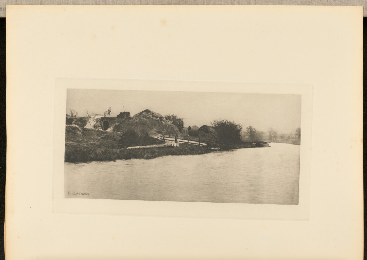 Brickfield en el río Bure. [Norfolk.] de Peter Henry Emerson