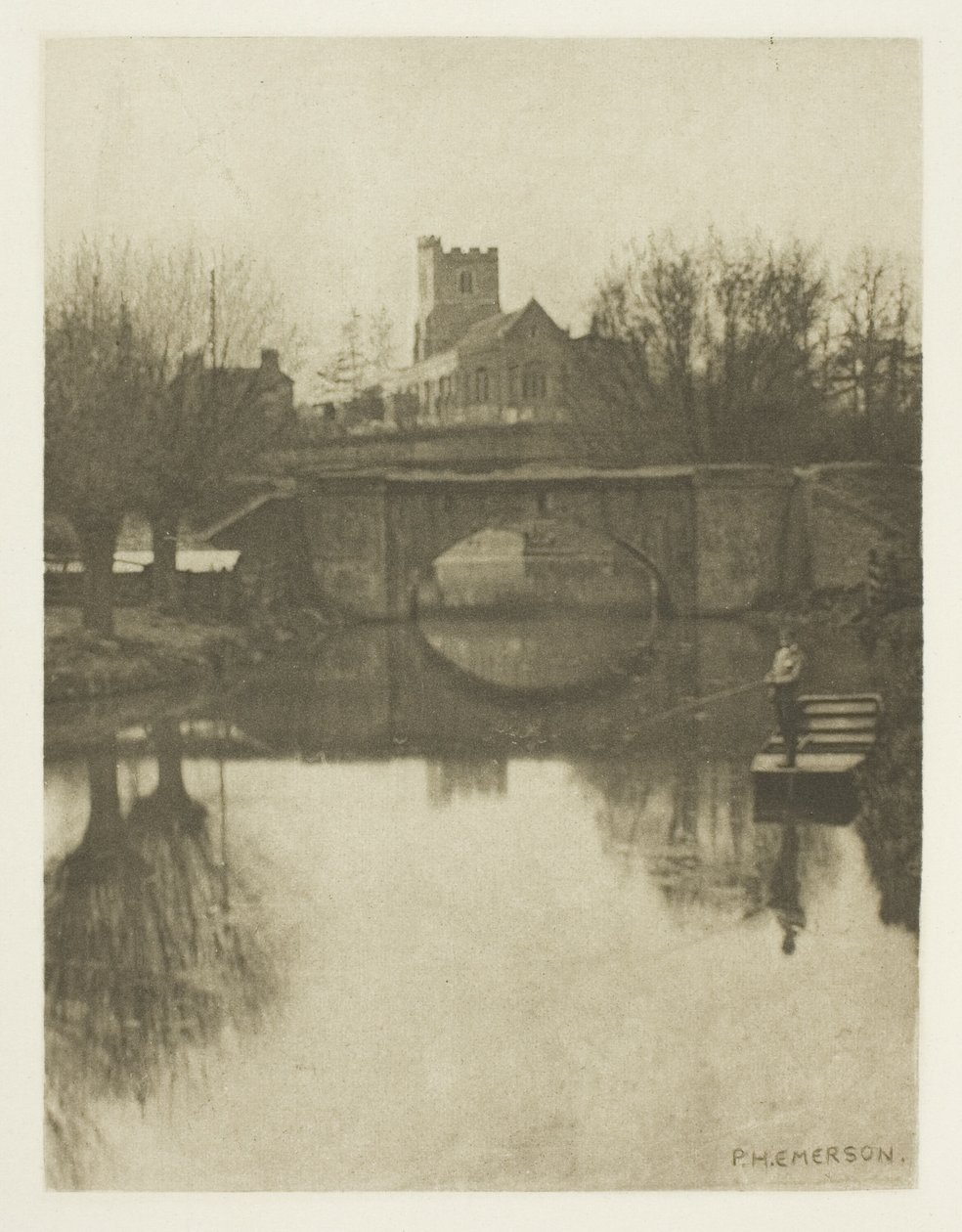 Iglesia de Broxbourne de Peter Henry Emerson