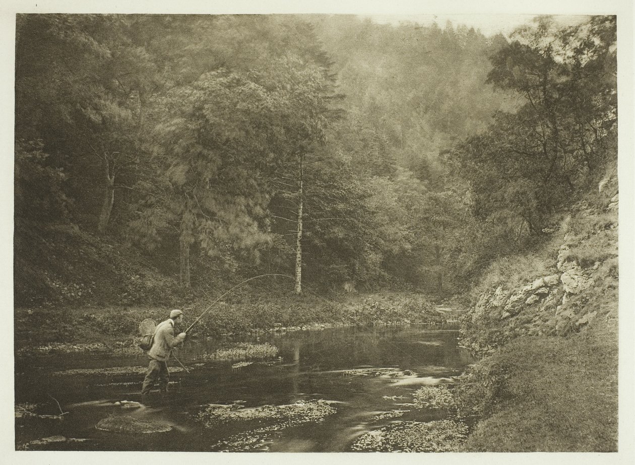 En Dove Dale. "¡Habet!" de Peter Henry Emerson