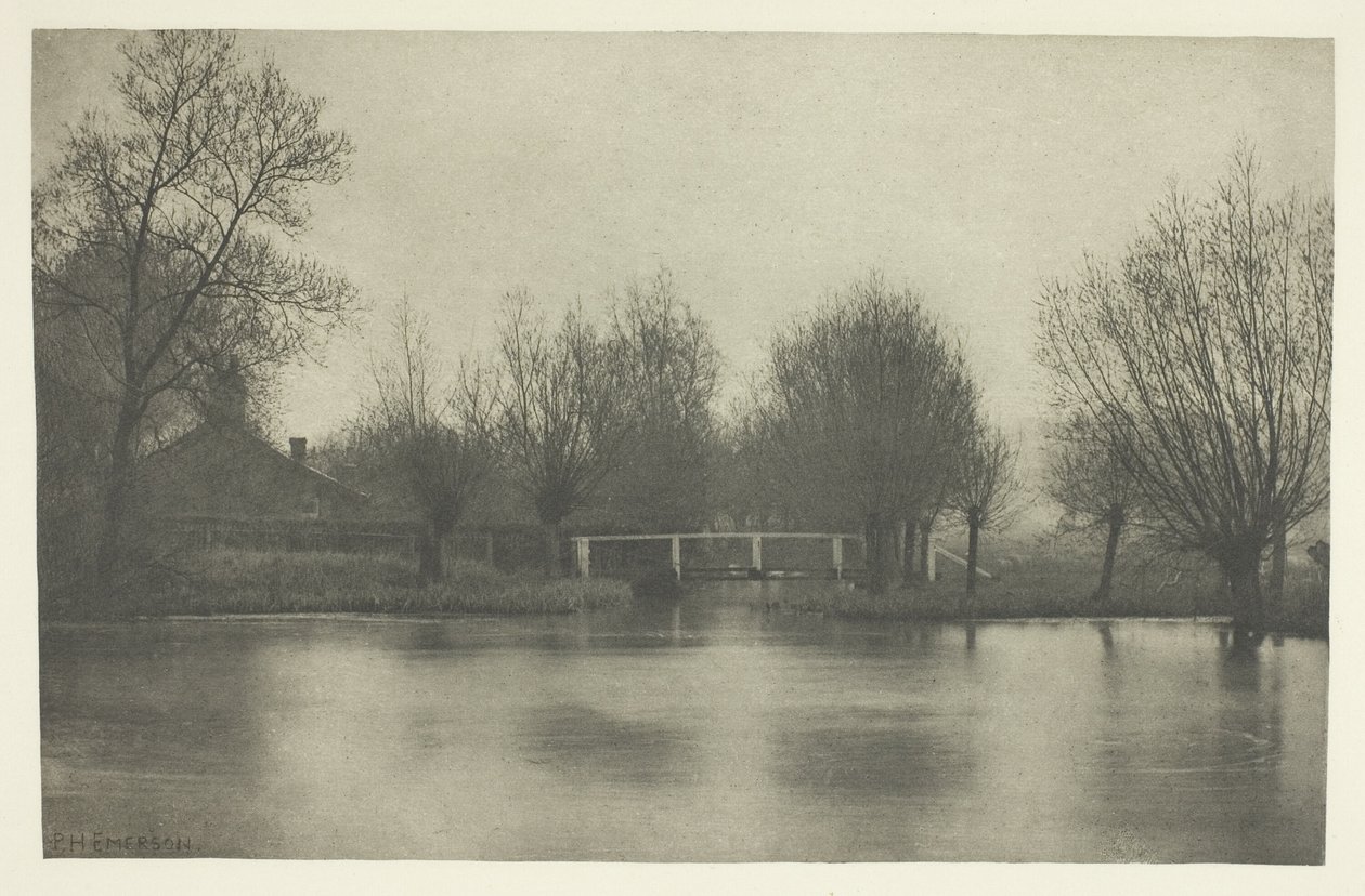 Desembocadura del viejo río Stort de Peter Henry Emerson
