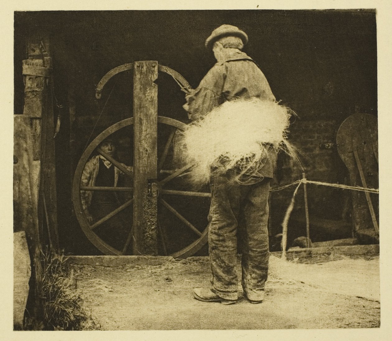 Hilado de cuerda de Peter Henry Emerson