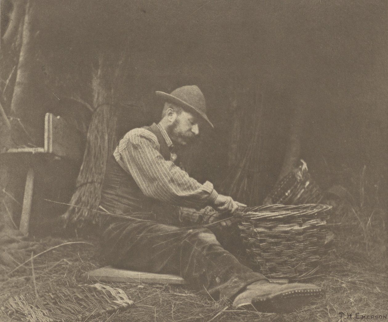 The BasketMaker. [Norfolk.] de Peter Henry Emerson