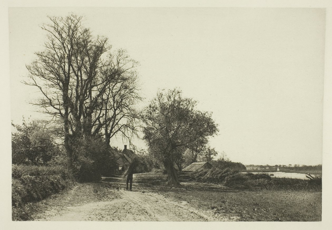 La granja junto al ancho (Norfolk) de Peter Henry Emerson