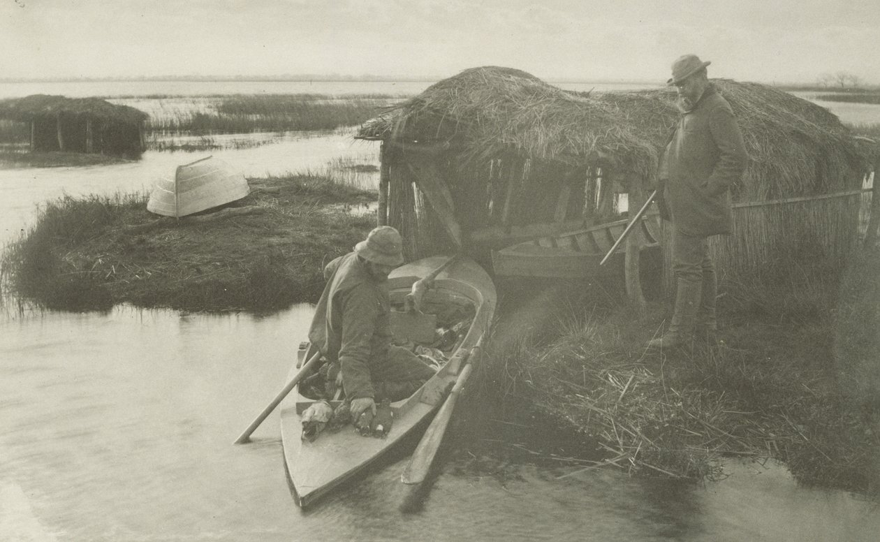 El regreso del cazador, c. 1885 (impresión de platino) de Peter Henry Emerson