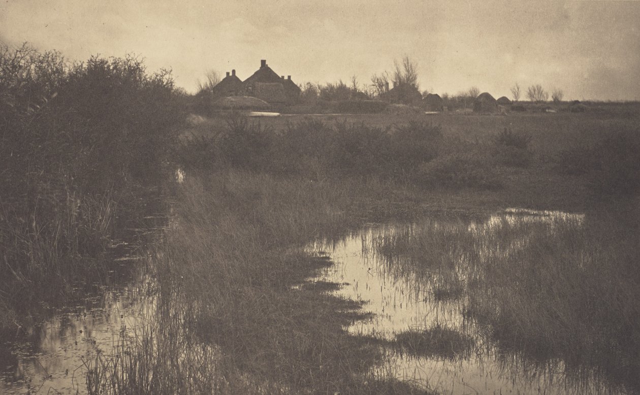 La orilla del pantano de Peter Henry Emerson