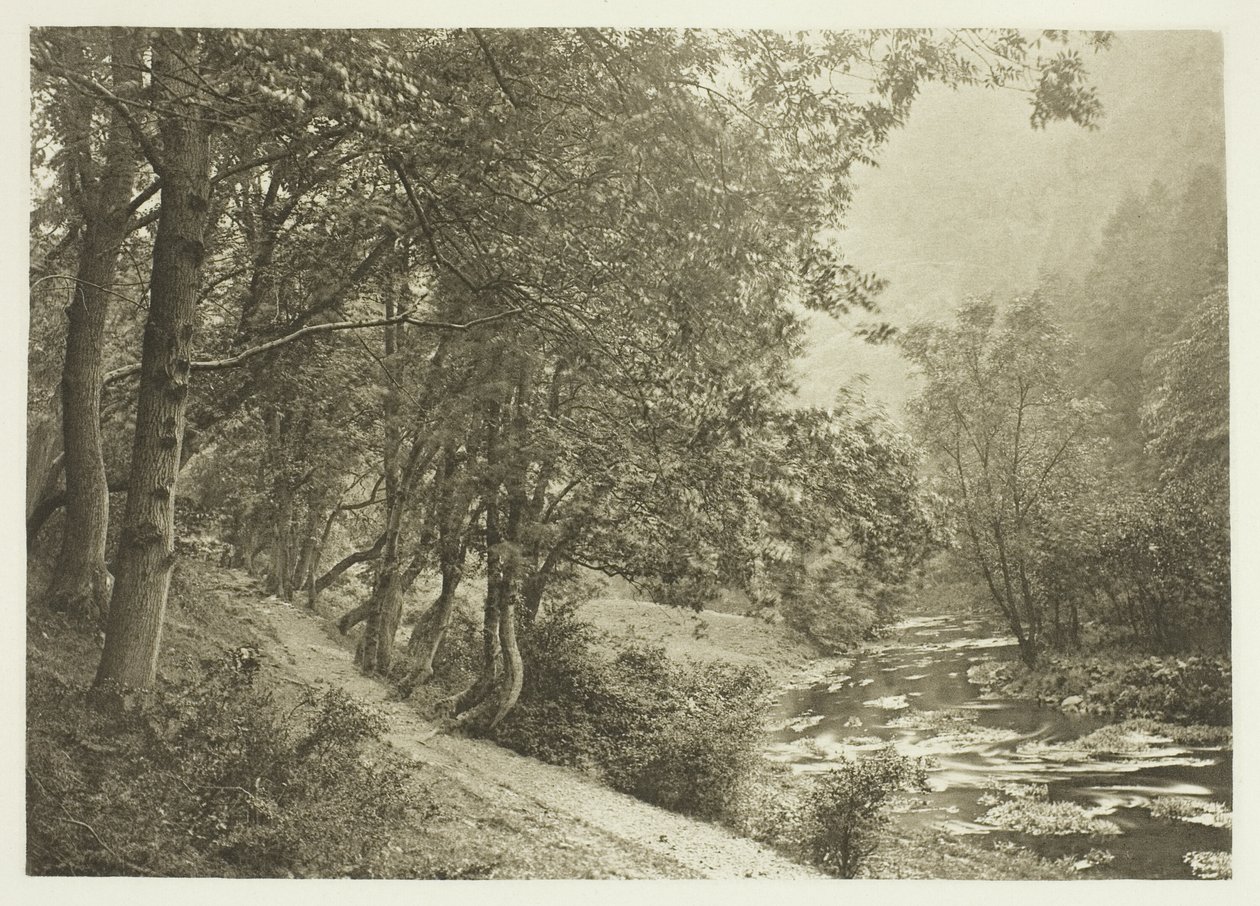 El camino sobre The First Brae, Dove Dale de Peter Henry Emerson