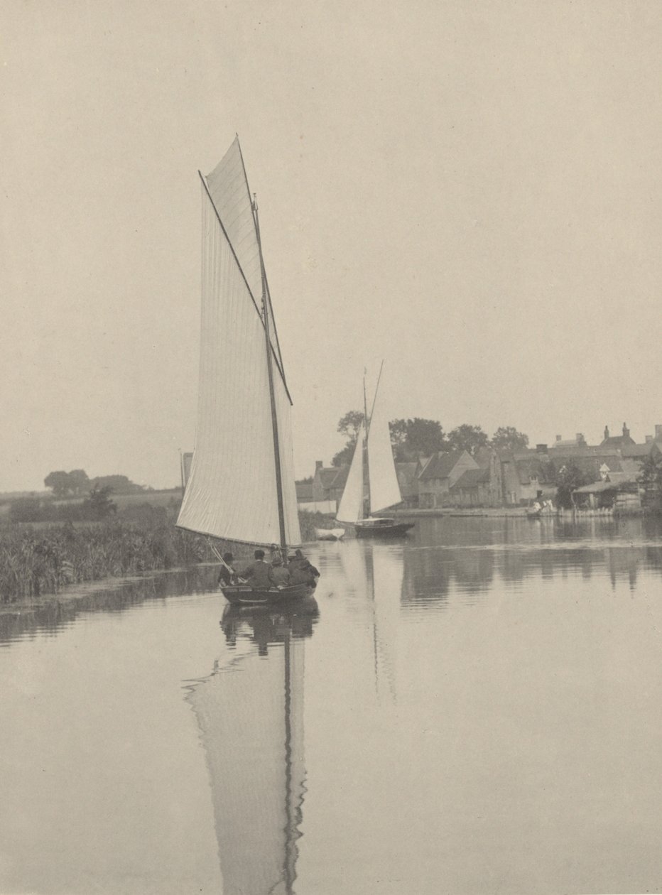 El pueblo de Horning, 1886 de Peter Henry Emerson