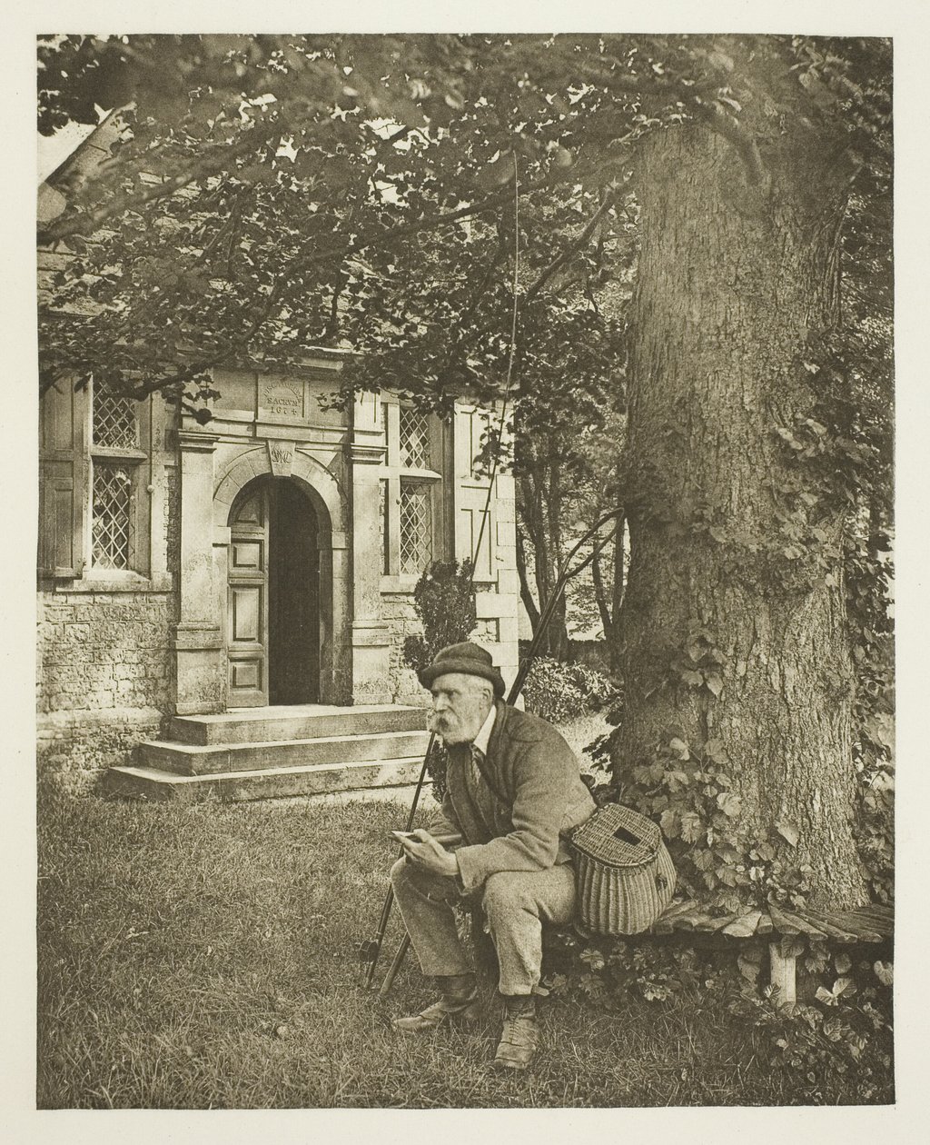 Casa de pesca de Walton y Cotton (La puerta) de Peter Henry Emerson