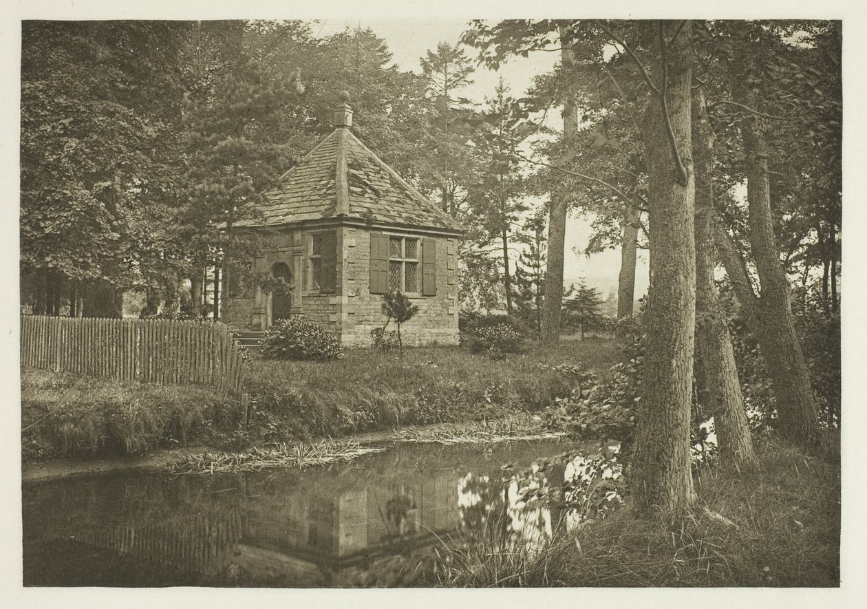 Casa de pesca de Walton y Cotton, Beresford Dale de Peter Henry Emerson