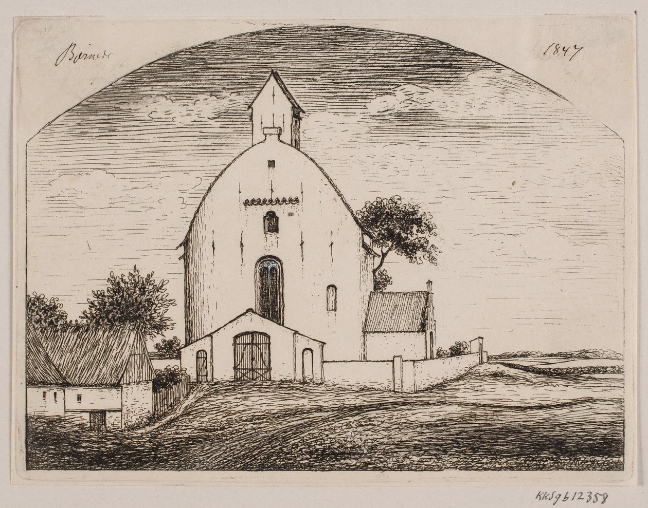 Iglesia de Bjernede de Peter Herman Rasmussen