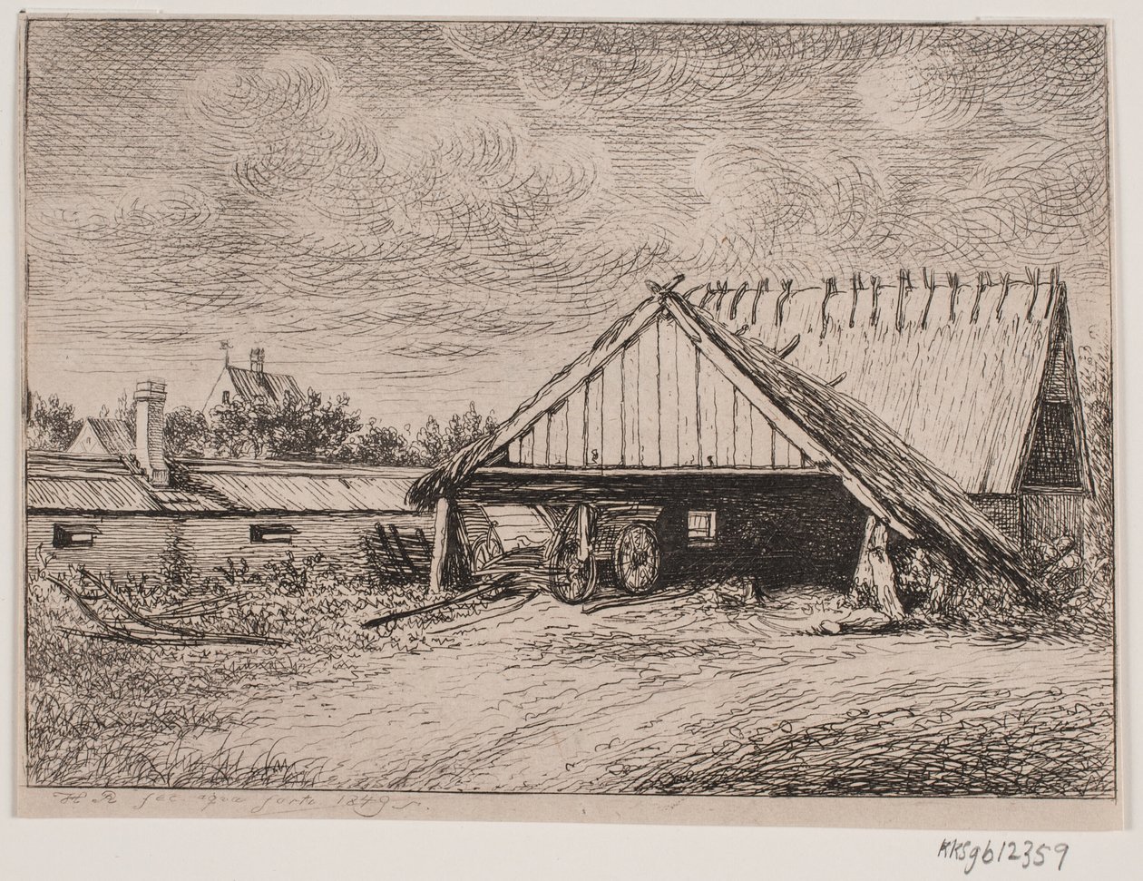 Paisaje en Søndermarken de Peter Herman Rasmussen