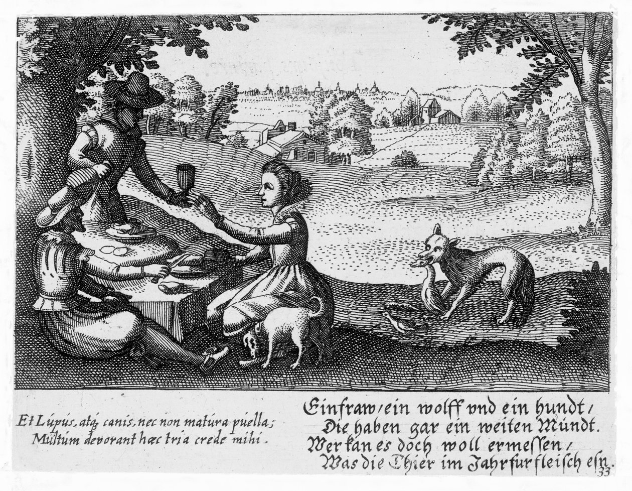 Un picnic, c.1650 de Peter I Rollos